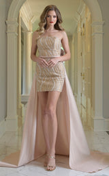 1 of 4 Colors Dress 3747 Champagne