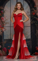 3 of 4 Colors Dress 3748 Red