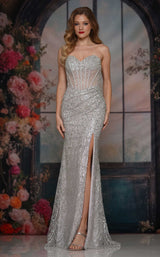 3 of 4 Colors Dress 3775 Silver