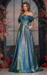 4 of 4 Colors Dress 3792 Teal Green