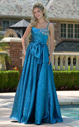 3 of 3 Colors Dress 3793 Turquoise