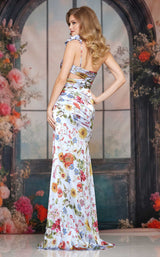 2 of 3 Colors Dress 3805 Blue Multi