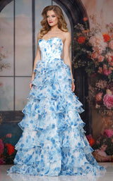 1 of 4 Colors Dress 3836 Blue