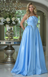 1 of 4 Colors Dress 3845 Light Blue