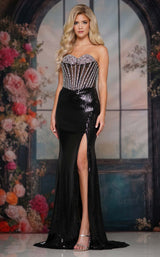 1 of 3 Colors Dress 3875 Black