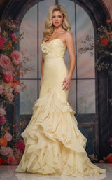 3 of 4 Colors Dress 3886 Yellow