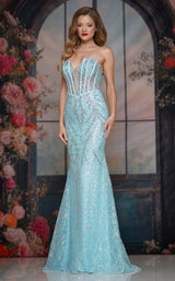 3 of 4 Colors Dress 3894 Blue