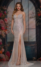 1 of 3 Colors Dress 3917 Champagne