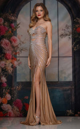2 of 4 Colors Dress 3921 Nude