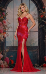 2 of 3 Colors Dress 3927 Red