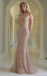 1 of 3 Colors Dress 3931 Dark Nude