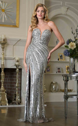 3 of 3 Colors Dress 3938 Platinum