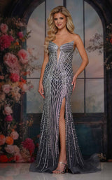 2 of 4 Colors Dress 3940 Gunmetal