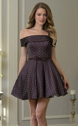 2 of 4 Colors Dress 3959 Brown