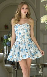 1 of 4 Colors Dress 3966 Blue