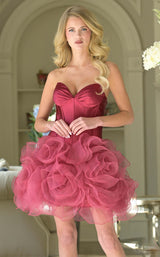 2 of 4 Colors Dress 3985 Mulberry