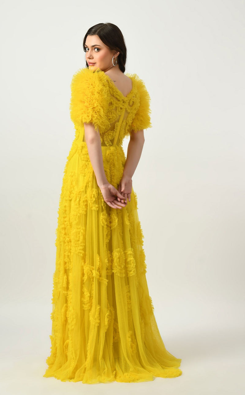 Couture Fashion by FG CF242503108 Yellow