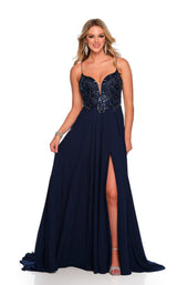 1 of 2 Dave and Johnny 11241 Navy Blue