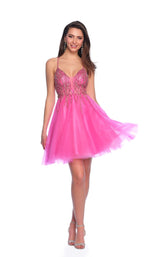 1 of 2 Dave and Johnny 11764 Fuchsia/Pink