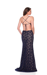 2 of 2 Dave and Johnny 12471 Navy/Nude