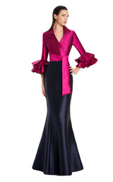14 of 20 Alexander by Daymor 3087S25 Navy Fuchsia