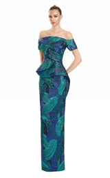 2 of 3 Alexander by Daymor 3110F25 Teal/Violet Multi