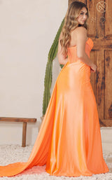 19 of 20 Nox Anabel E1237 Dress Neon Orange