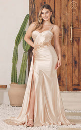 2 of 7 Nox Anabel E1239 Dress Champagne