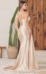 6 of 7 Nox Anabel E1239 Dress Champagne