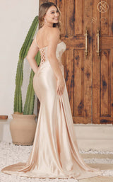 7 of 7 Nox Anabel E1239 Dress Champagne