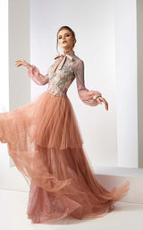 1 of 2 Gatti Nolli Couture ED4734ED4735 Peach-Multi