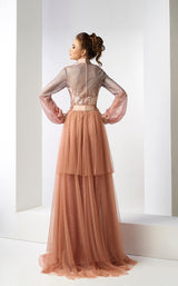 2 of 2 Gatti Nolli Couture ED4734ED4735 Peach-Multi