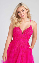 8 of 9 Ellie Wilde EW122014 Fuchsia