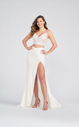 1 of 6 Ellie Wilde EW122043 Pearl-White