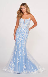 6 of 8 Ellie Wilde EW34090 Ivory-Blue