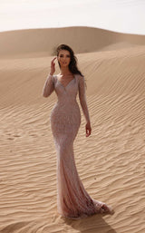 1 of 2 Chic and Holland EW990007 Nude/Silver