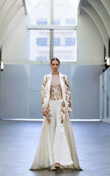 1 of 2 Edward Arsouni Couture 1001 Ivory