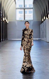 1 of 2 Edward Arsouni Couture 1002 Black