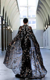 2 of 2 Edward Arsouni Couture 1003 Black