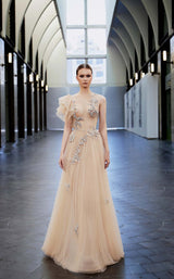 1 of 2 Edward Arsouni Couture 1010 Nude