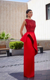 1 of 2 Edward Arsouni Couture 966 Red
