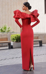 2 of 2 Edward Arsouni Couture 971 Red
