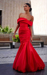 1 of 2 Edward Arsouni Couture 972 Red