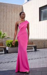 1 of 2 Edward Arsouni Couture 973 Magenta