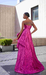 2 of 2 Edward Arsouni Couture 974 Magenta