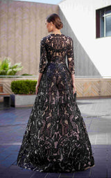2 of 2 Edward Arsouni Couture 992 Black