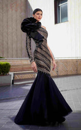 1 of 2 Edward Arsouni Couture 995 Black