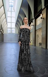 1 of 2 Edward Arsouni Couture 997 Black