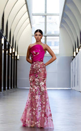 1 of 2 Edward Arsouni Couture 999 Fuchsia