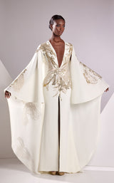 1 of 2 Edward Arsouni Couture FW24914 Ivory/Gold